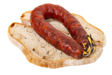 chorizo and traditional bread