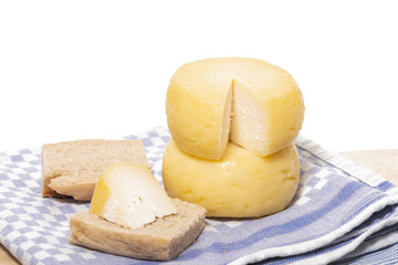 Yellow goat cheese