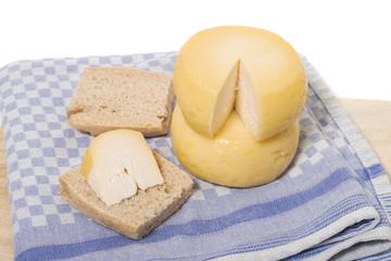 Yellow goat cheese