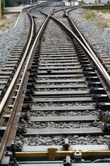 Railroad transportation tracks