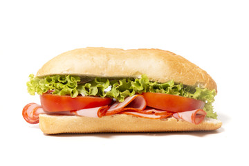 sandwich with paio sausage