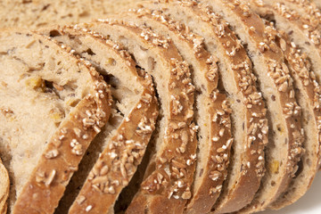 Traditional slices of bread