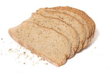 Traditional slices of bread