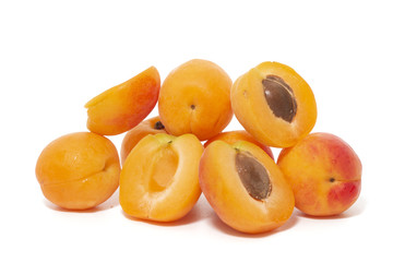 Armenian plums (Prunus armeniaca)
