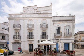 Naklejka premium typical buildings of the portuguese cities