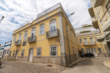 typical buildings of the portuguese cities