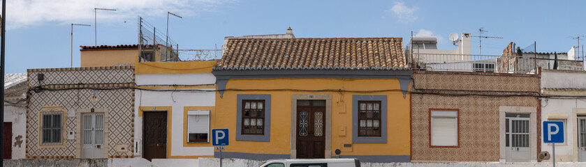 typical buildings of the portuguese cities
