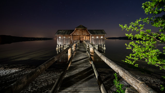 Bootshaus in Stegen am  Ammersee