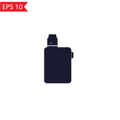 Electronic cigarette Vector icon.