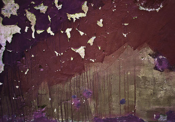 background of the wall texture with paint corrosion