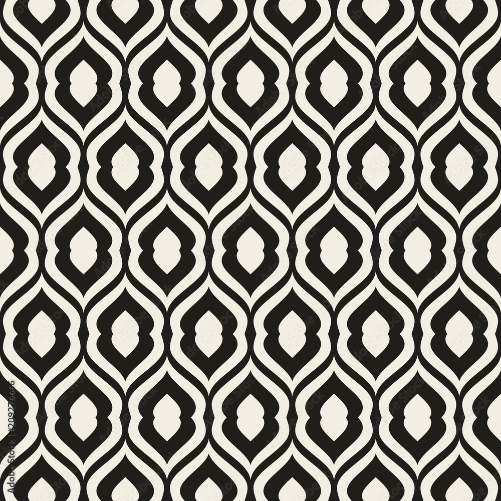 Poster Seamless geometric pattern. Vector abstract background. Modern stylish texture.