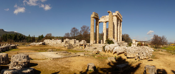 Temple of Zeus in ancient Nemea, Greece.