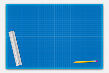 millimeter blue. vector