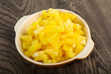 Canned pineapple