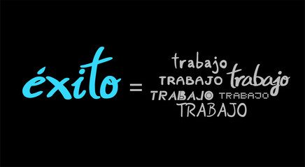 success abstract message