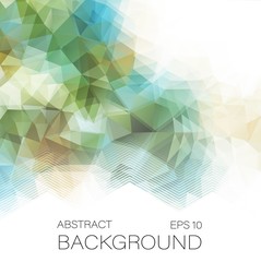 Abstract 2D geometric colorful background