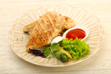 Roasted chicken breast
