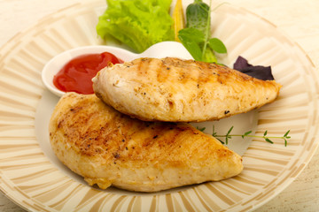 Roasted chicken breast