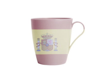 Cup with Spain Flag