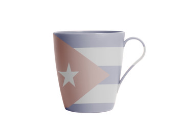Cup with Flag of Cuba