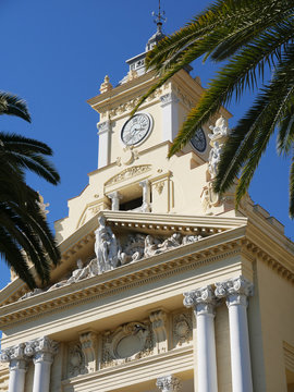 The beautiful Town Hall of Malaga. Malaga is the Capital city of the province of Andalucia in Southern Spain.