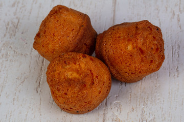 Sweet baked muffins