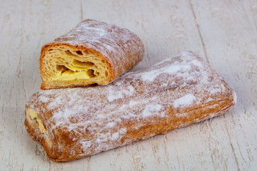 Delicious puff pastry