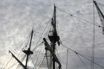 Obraz premium Old ship photo