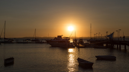 Sunset in navy, Itaparica Bahia Brazil