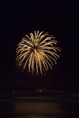 Fireworks at the Gold Coast beach