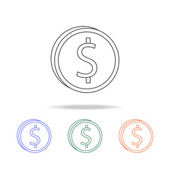 coinage icon. Elements of banking in multi colored icons. Premium quality graphic design icon. Simple icon for websites, web design, mobile app, info graphics