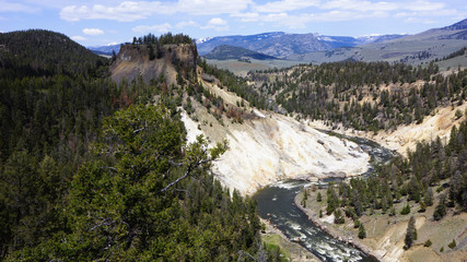 Bumpus Butte overlooking the Yellowstone river