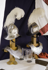 Ancient medieval helmets