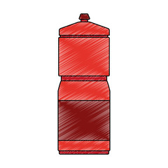 Thermo bottle isolated vector illustration graphic design