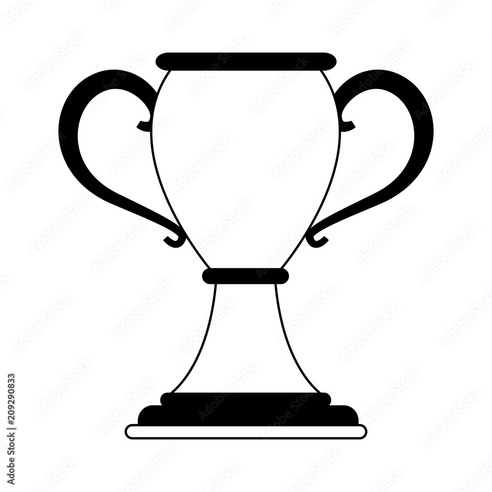 Wall mural trophy cup isolated vector illustration graphic design