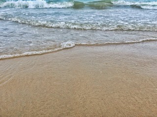 Sea wave on the beach