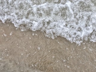 Sea wave on the beach