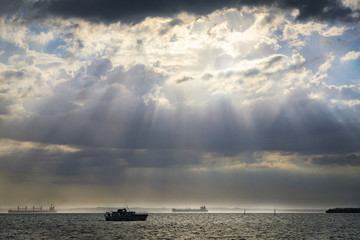 Cielo y luces