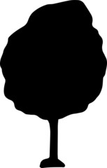 Tree silhouette
