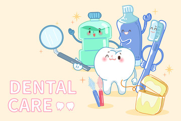 tooth with dental care