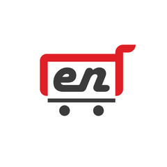 EN Initial Letter Logo Marketing Shopping