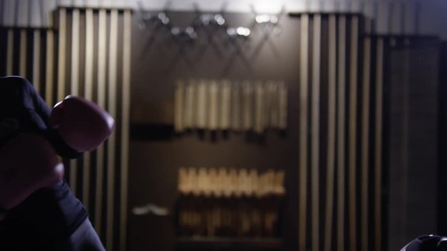 Two women sparring martial arts sport and fitness