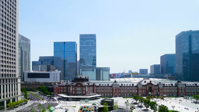 4k・東京駅・タイムラプス