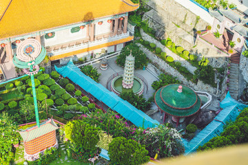 Buddhist temple Kek Lok Si in Penang, Malaysia, Georgetown