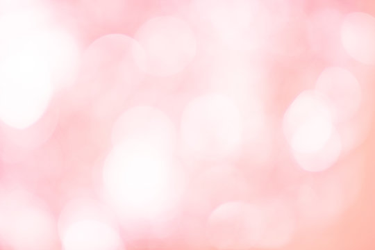 Abstract Blurred pink and orange boken background