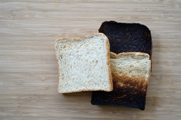 burnt toast Backgrounds on Wood