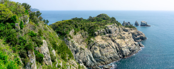 Oedo Botania Garden Island in Hallyeo Haesang National Marine Park located at Geoje city, Gyeongsangnam , South Korea