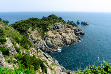 Oedo Botania Garden Island in Hallyeo Haesang National Marine Park located at Geoje city, Gyeongsangnam , South Korea