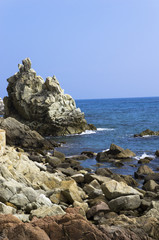 Rocky coast of the Mediterranean Sea