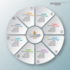 Abstract 3D Paper Infographics